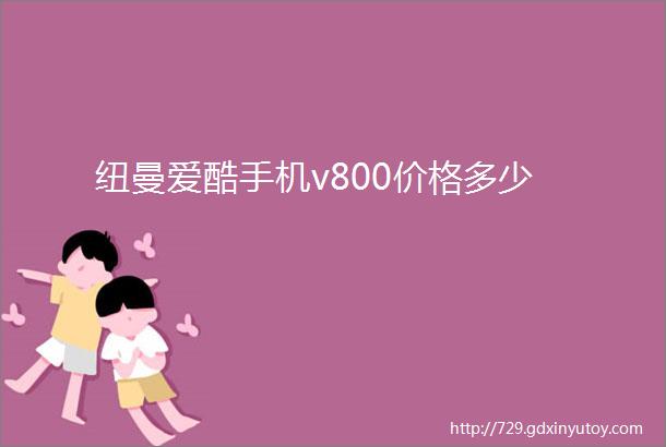 纽曼爱酷手机v800价格多少