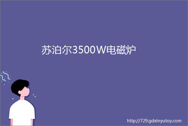 苏泊尔3500W电磁炉