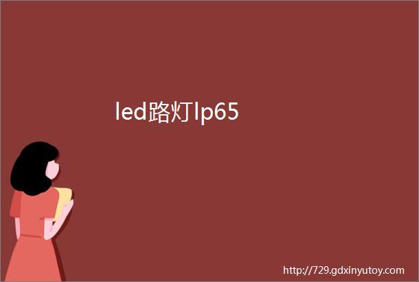 led路灯lp65